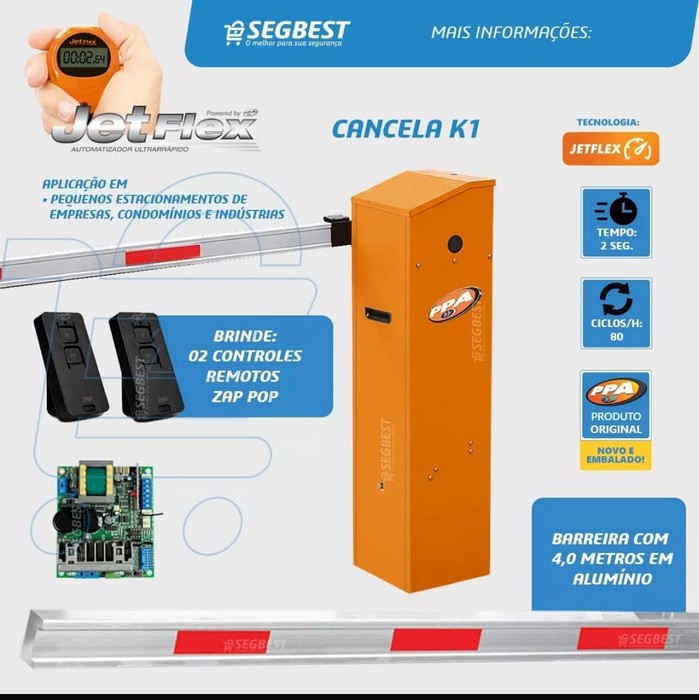 Imagem ilustrativa de Cancela automática ppa